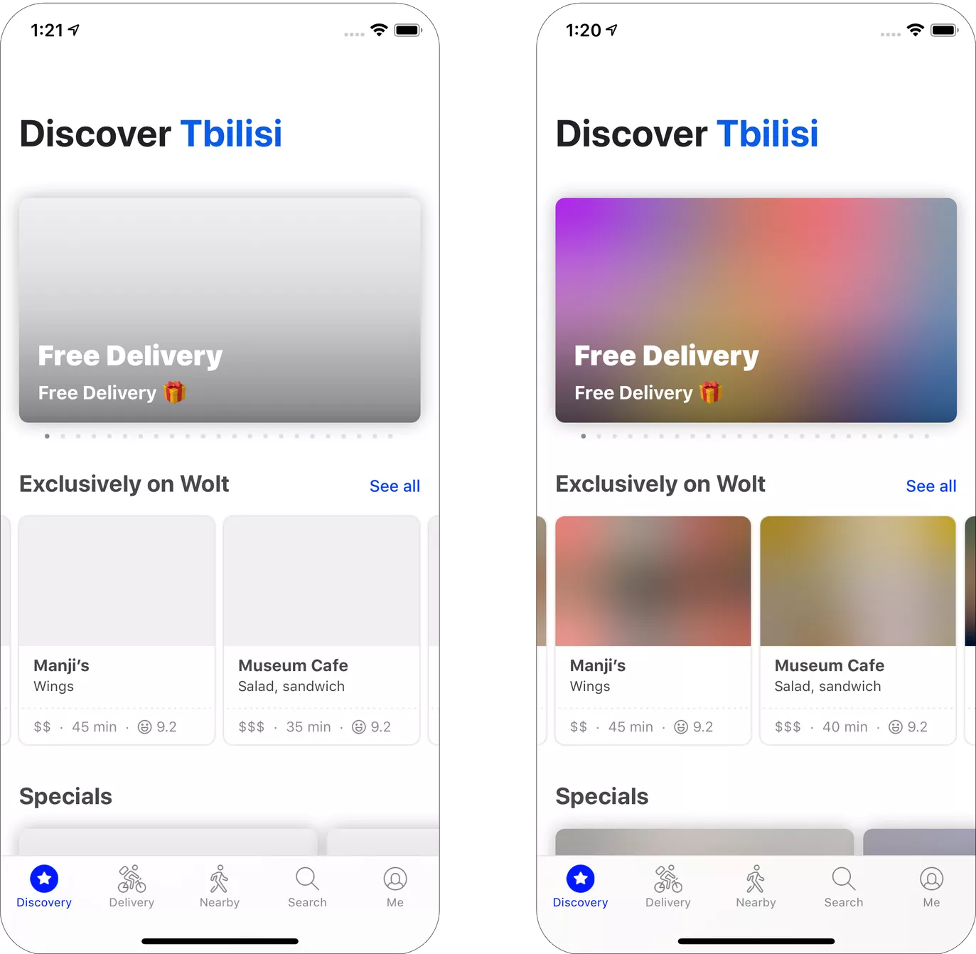 Before and After Comparison